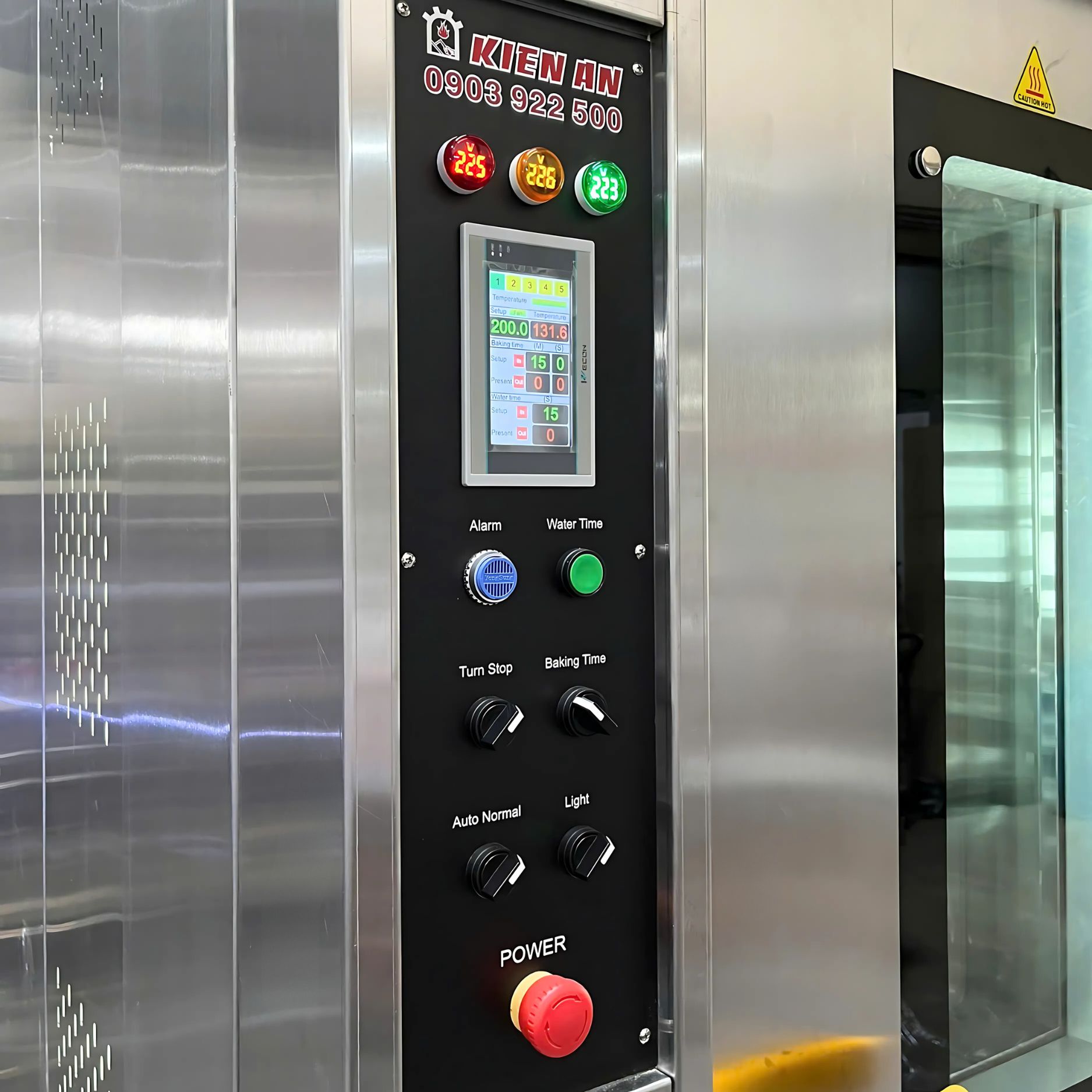Lò nướng bánh mì xoay 12 khay - Ảnh 4