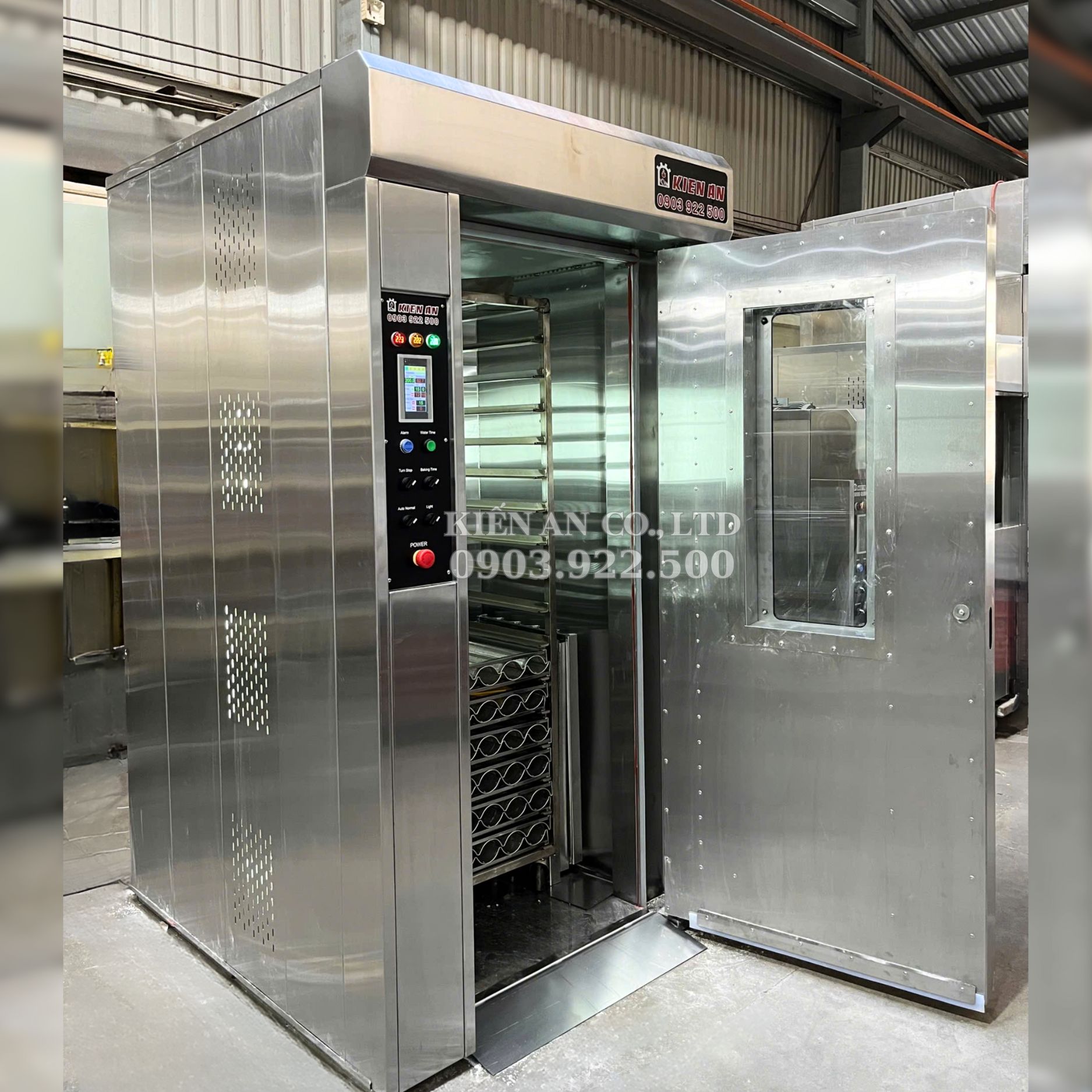 Lò nướng bánh mì xoay 16 khay - Ảnh 4