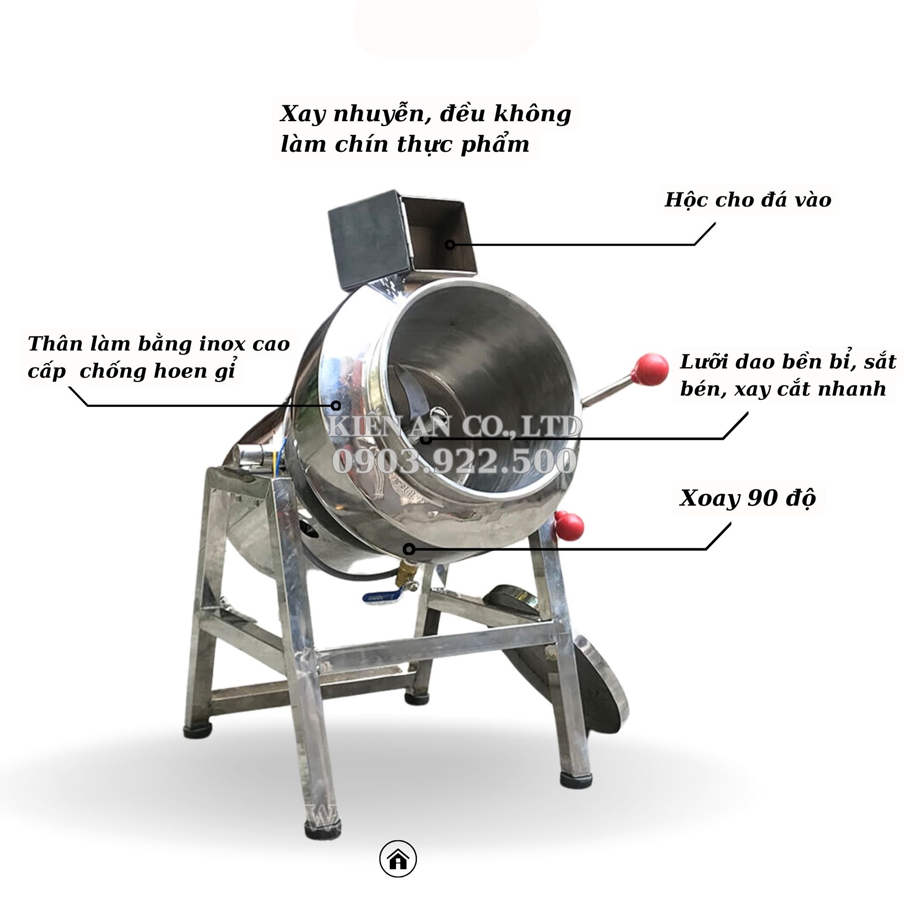 Máy xay giò chả - Ảnh 3