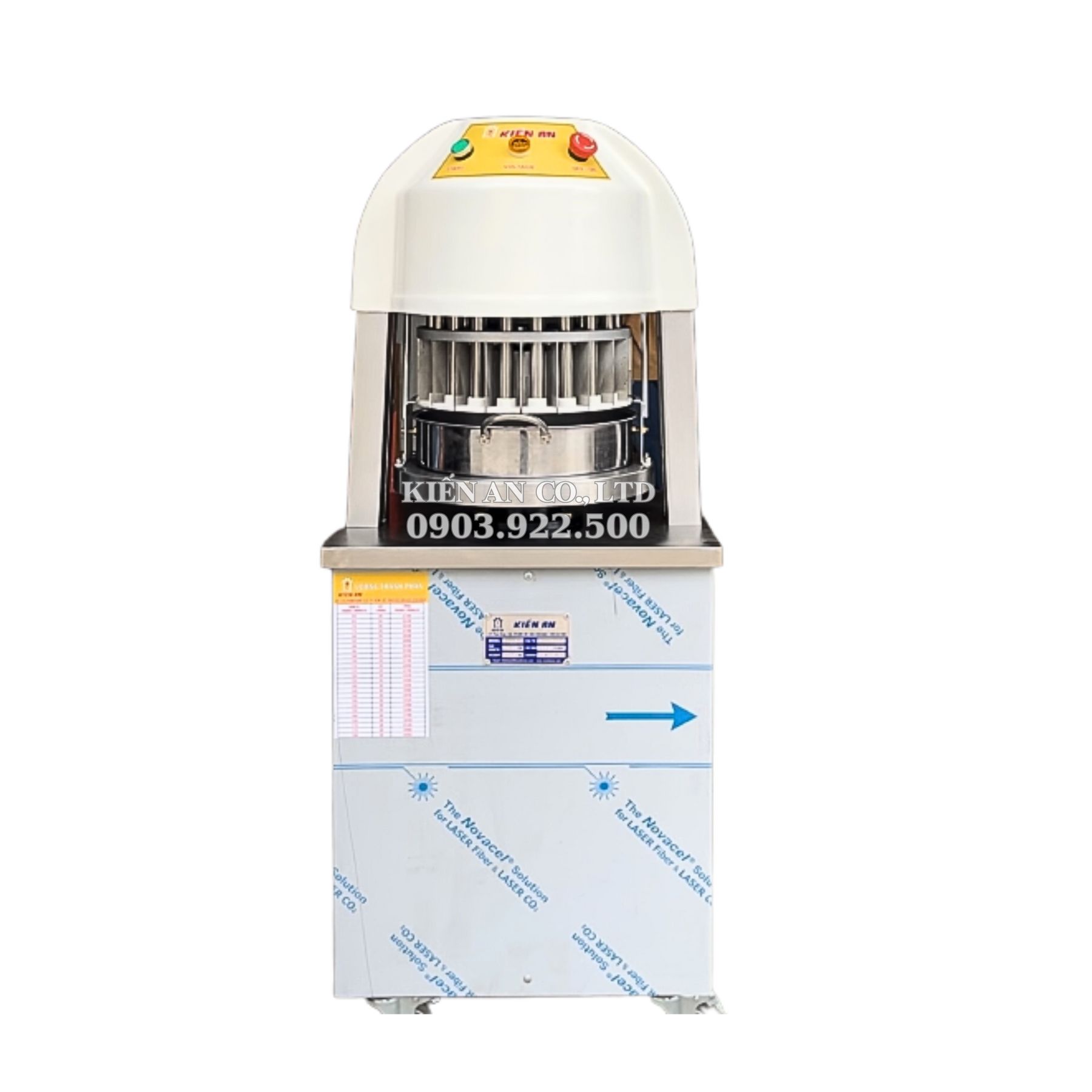 Máy chia bột bằng điện (mâm inox) - Ảnh 3