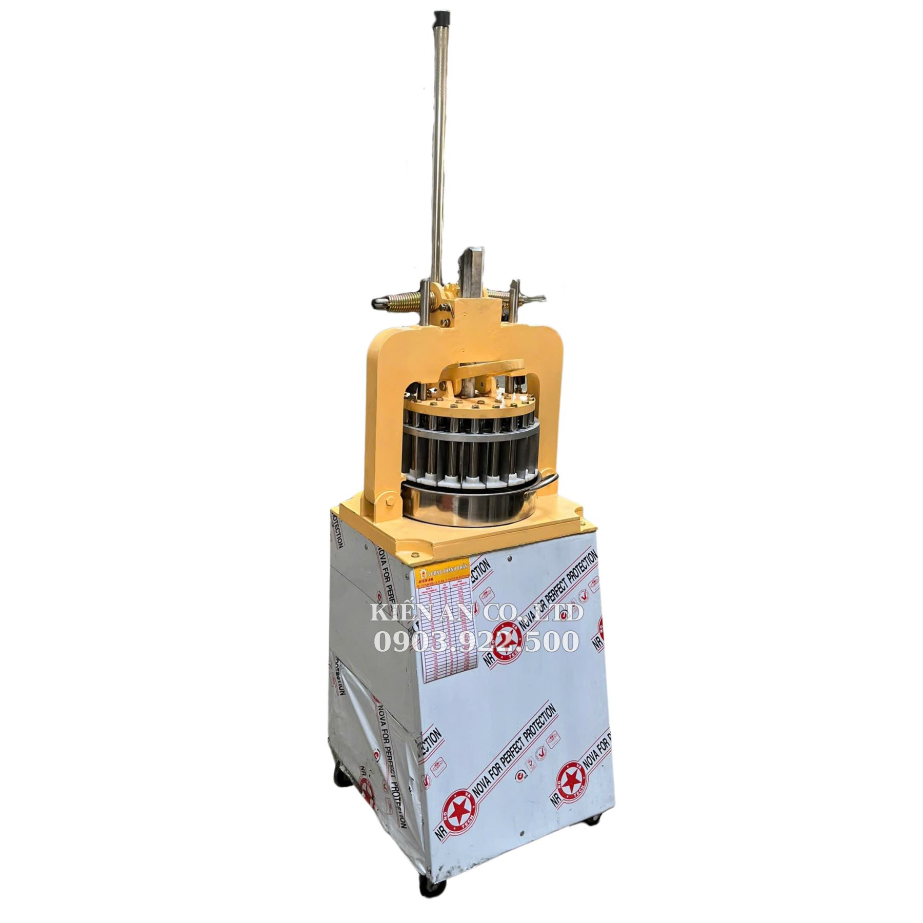 Máy chia bột bằng tay (mâm inox)