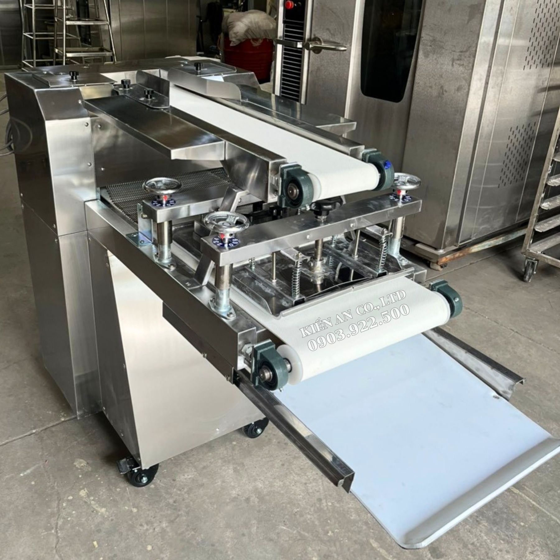 Máy se bột 2 băng tải - Ảnh 2