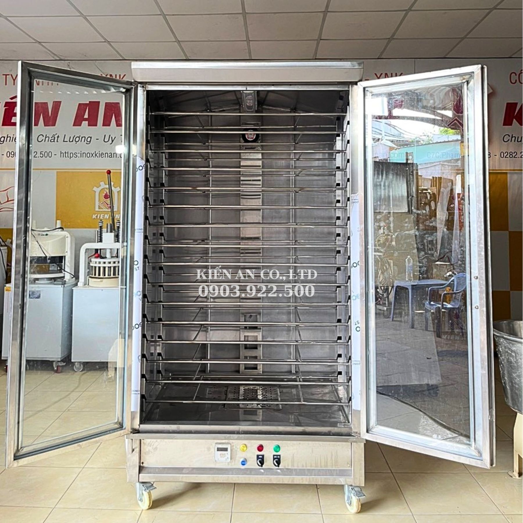 Tủ ủ bột 32 khay (dùng điện) - Ảnh 4