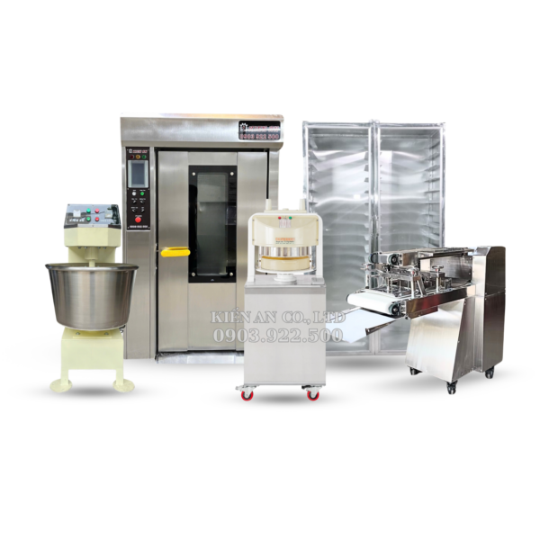 Dây chuyền sản xuất bánh mì 10 khay