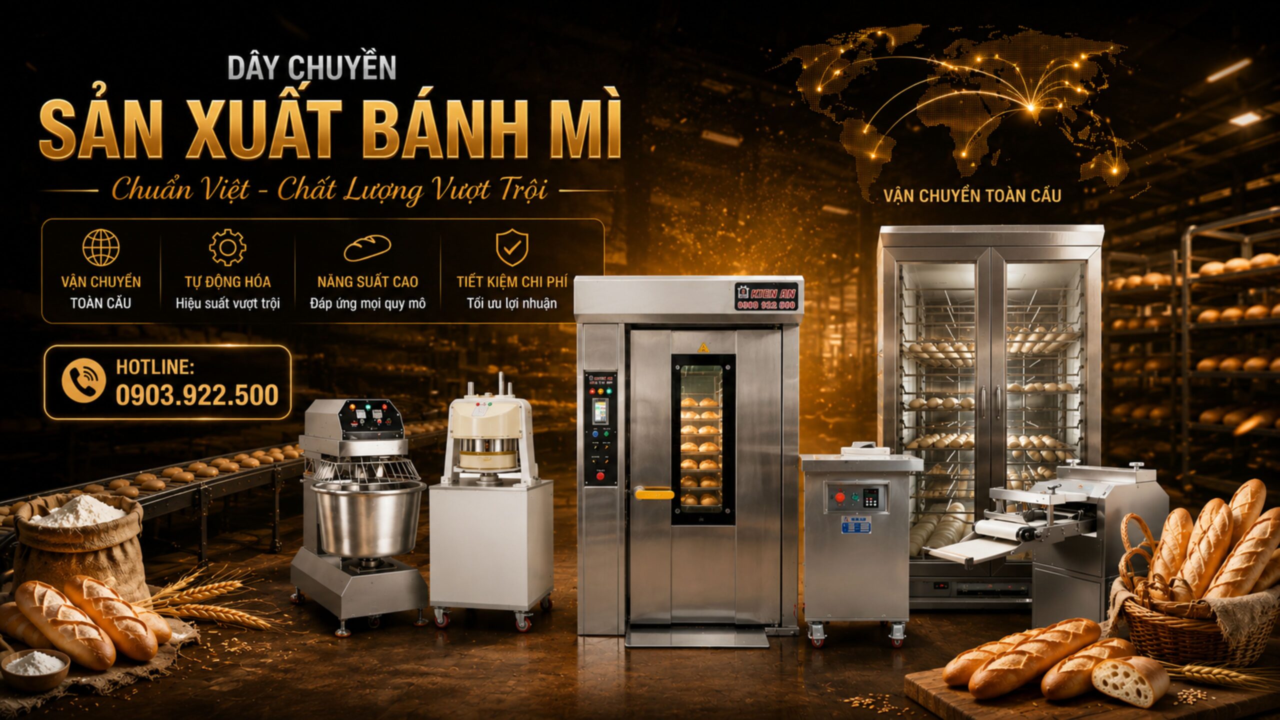 Lò nướng bánh mì kiến An