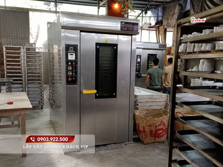 lắp đặt 3 lò Kiến An 16 khay