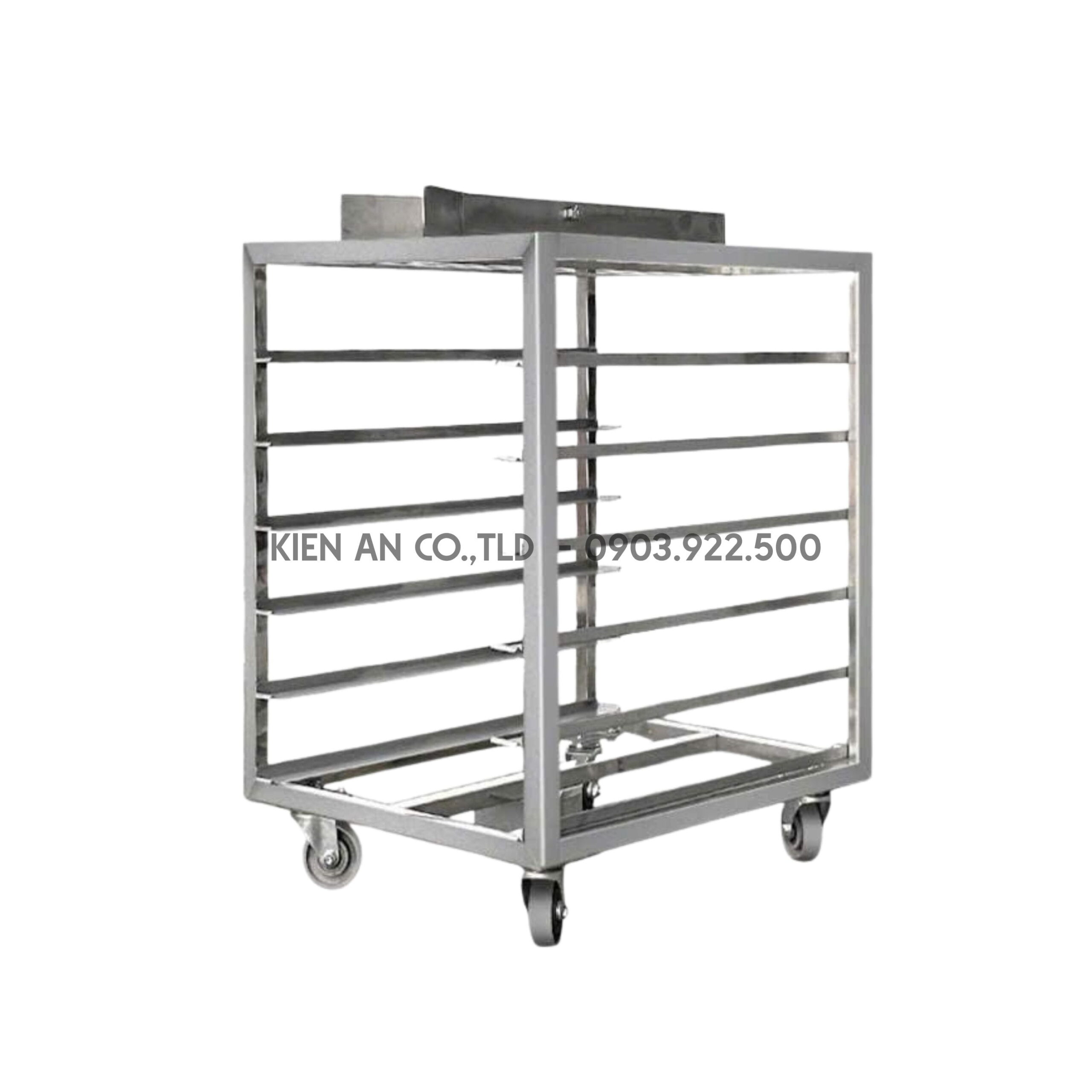 xe lò nướng bánh mì, xe khay nướng bánh mì, xe lò tháo ráp