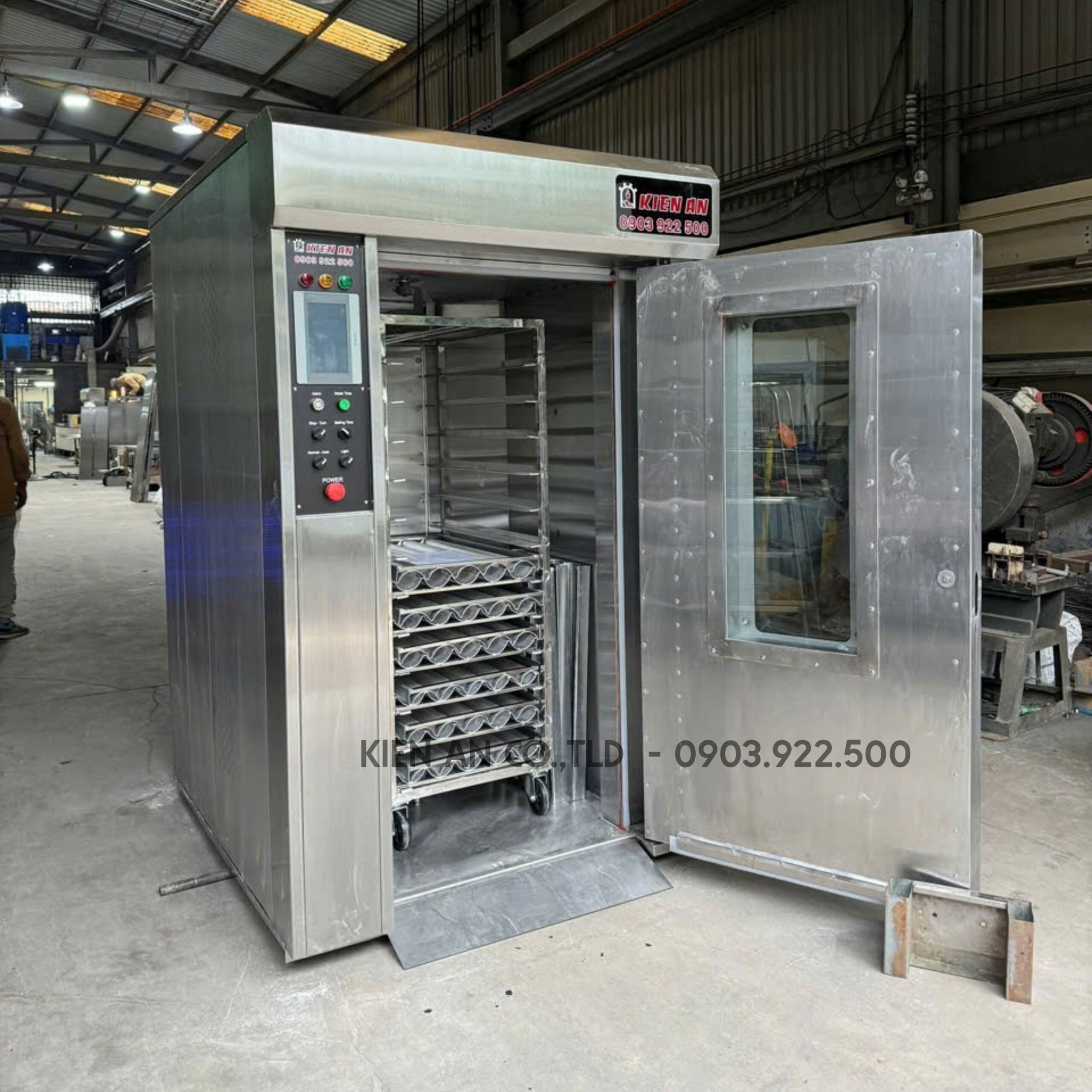 xe lò nướng bánh mì, xe khay nướng bánh mì, xe lò tháo ráp