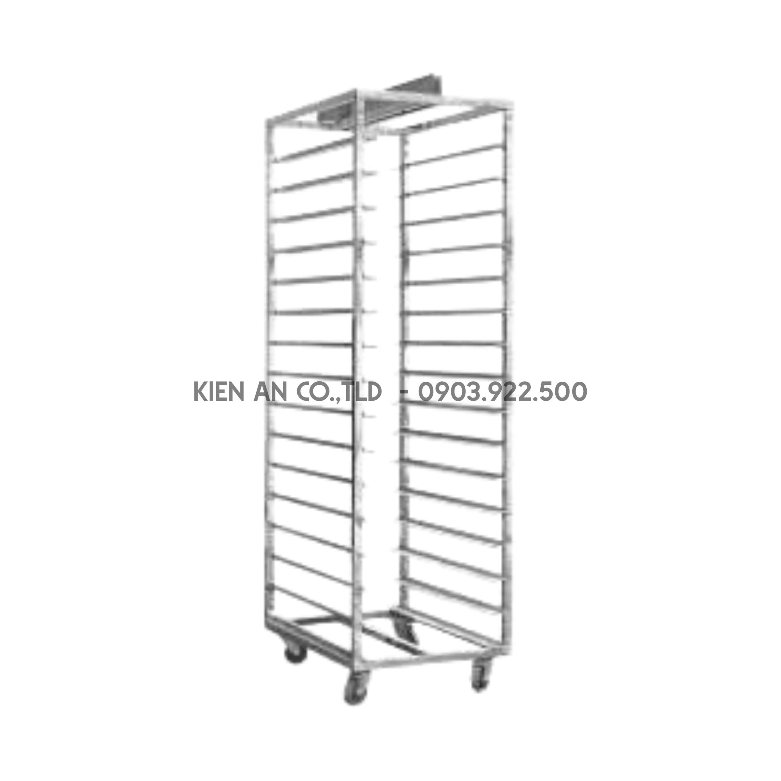 xe lò nướng bánh mì, xe khay nướng bánh mì, xe lò tháo ráp